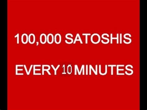 How to Earn Satoshis .